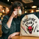 Stranger Things Hellfire Club shopping bag, bevásárlótáska 40 cm