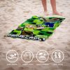 Minecraft Crafting fürdőlepedő, strand törölköző 70x140cm (Fast Dry)