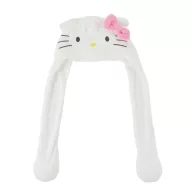 Hello Kitty White gyerek sapka mozgatható fülekkel