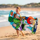 Disney Játékháború Crew fürdőlepedő, strand törölköző 70x140cm (Fast Dry)