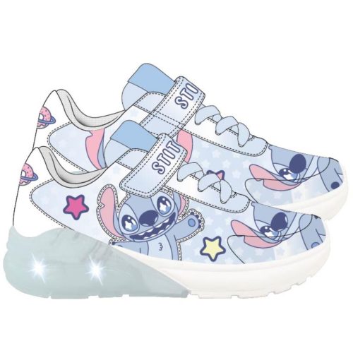 Disney Lilo és Stitch, A csillagkutya Happy Alien LED villogó, világító utcai cipő 25-32