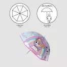 Mancs Őrjárat Believe in Unicorns gyerek átlátszó esernyő Ø71 cm