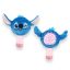 Disney Lilo és Stitch, A csillagkutya Wink mini plüss hajkefe 13 cm