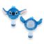 Disney Lilo és Stitch, A csillagkutya Blue mini plüss hajkefe 13 cm