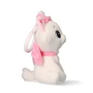 Disney Marie White 3D plüss figura akasztóval, táskadísz 13 cm