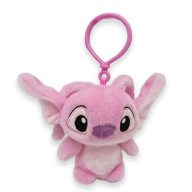   Disney Lilo és Stitch, A csillagkutya Pink 3D plüss figura akasztóval, táskadísz 12 cm