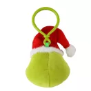 A Grincs Green 3D plüss figura akasztóval, táskadísz 14 cm