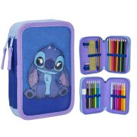   Disney Lilo és Stitch, A csillagkutya Cuteness tolltartó töltött 2 emeletes