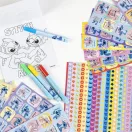 Disney Lilo és Stitch, A csillagkutya Angel 1000 db-os matrica szett