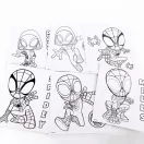 Pókember Spidey Friends számos kifestő szett