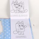 Bluey Let's Do színezhető füzet szett sablonnal