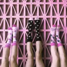 Barbie Argyle női hosszú szárú zokni 36/43