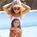 Disney Vaiana Waves gyerek fürdőruha, úszó 3 - 7 év / 98 - 122 cm