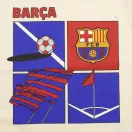 FC Barcelona Flag gyerek rövid pizsama 3 - 14 év / 98 - 164 cm