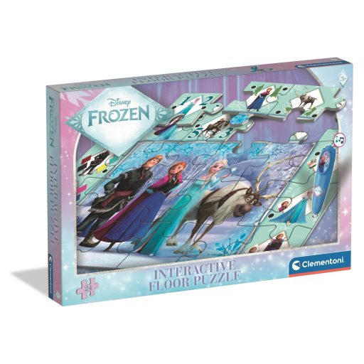 Disney Jégvarázs Ice Kingdom interaktív 24 db-os puzzle Clementoni