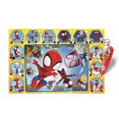 Pókember Spidey and Friends interaktív 24 db-os puzzle Clementoni