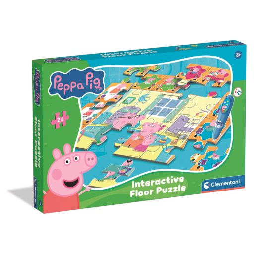 Peppa malac Reading interaktív 24 db-os puzzle Clementoni