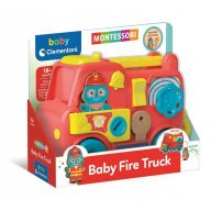 Tűzoltóautó Montessori baba játék Clementoni