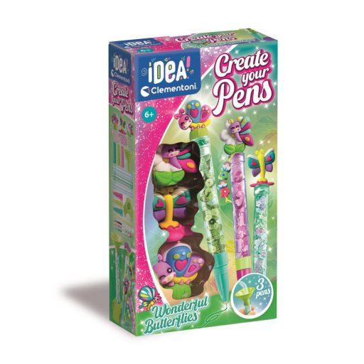 Színes Butterflies tollkészítő készlet Clementoni