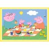 Peppa malac Picnic and School 4 az 1-ben puzzle Clementoni