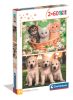 Állatos Brothers in Fur 2x60 db-os puzzle Clementoni