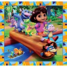 Dóra, a felfedező Jungle Quest 3x48 db-os puzzle Clementoni