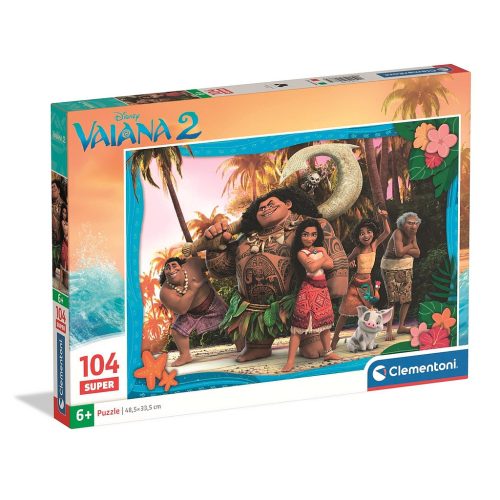 Disney Vaiana New Story Begins 104 db-os puzzle Clementoni