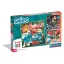 Hupikék törpikék Village 3x48 db-os puzzle Clementoni