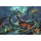 Fantázia világ Underwater Battle 3000 db-os puzzle Clementoni