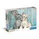 Állatos Cat & Bunny 500 db-os puzzle Clementoni