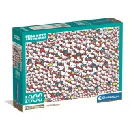 Hello Kitty Crowd 1000 db-os Compact puzzle Clementoni