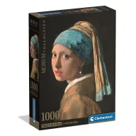   Művészet Girl with a Pearl Earring 1000 db-os Compact puzzle Clementoni