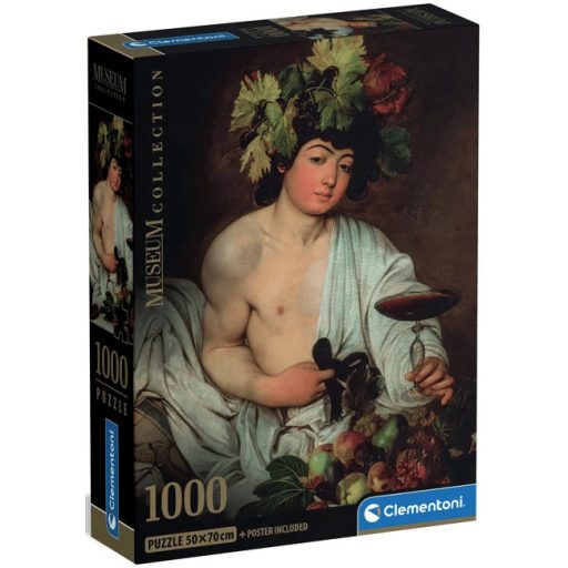 Művészet Bacchus Caravaggio 1000 db-os Compact puzzle Clementoni