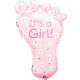 Baby Girl Foot fólia lufi 82 cm