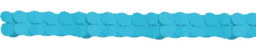 Caribbean Blue, Kék papír girland 365 cm