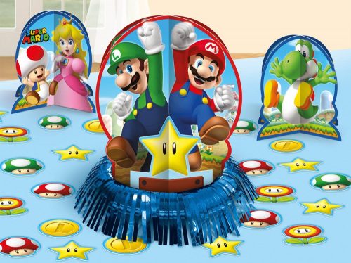 Super Mario Mushroom World asztali dekoráció szett 23 db-os