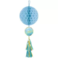 Baby Boy Függő dekoráció rojttal