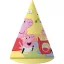 Peppa malac Story Time parti kalap, csákó 6 db-os