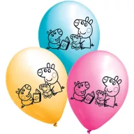   Peppa malac Story Time léggömb, lufi 6 db-os 11 inch (27,5cm)