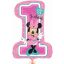 Disney Minnie Classic Első születésnap fólia lufi 71 cm