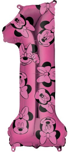 Disney Minnie Pink fólia lufi 1-es szám 66 cm