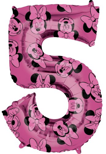 Disney Minnie fólia lufi 5-ös szám 66 cm