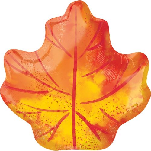 Fall Maple Leaf, Őszi juharlevél Fólia lufi 53 cm