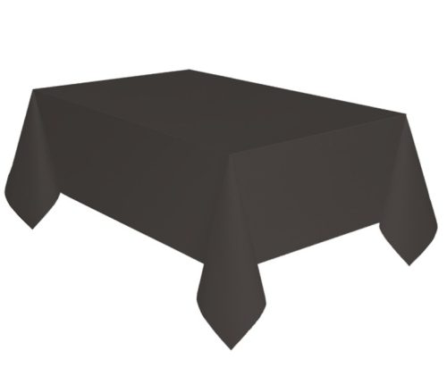Black, Fekete papír asztalterítő 137x274 cm