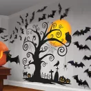 Halloween Family Friendly fali dekoráció szett 32 db-os