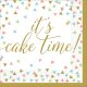 Konfetti Cake Time szalvéta 36 db-os 33x33 cm