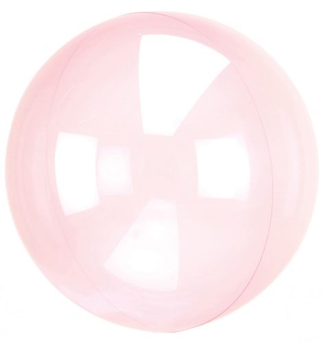 Áttetsző Crystal Gömb Dark Pink Fólia lufi 45 cm