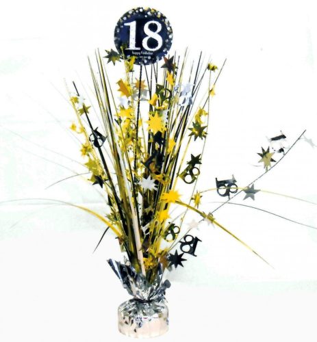 Happy Birthday Gold 18 asztaldísz 45,7 cm