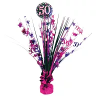 Happy Birthday Pink 50 asztaldísz 45,7 cm
