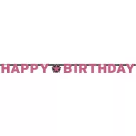 Happy Birthday Pink felirat 213 cm